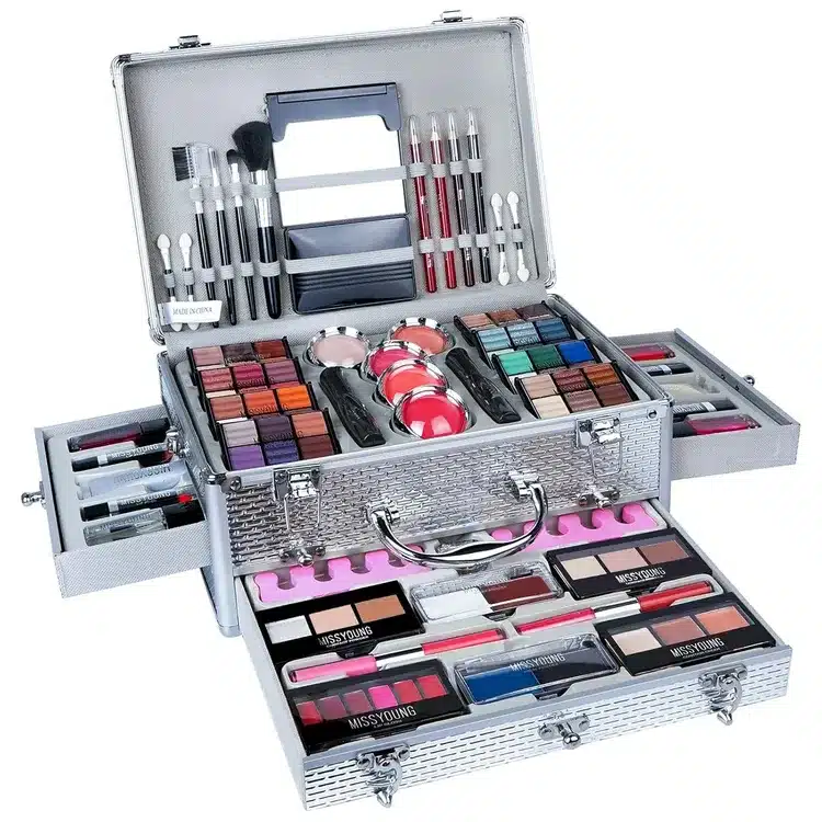 Silver Luxe Professional Makeup Studio Kit